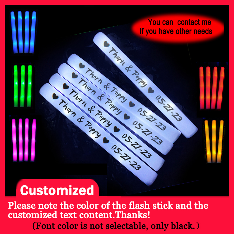 Wedding Supply In Bulk - 20/30/40 قطعة عصا إضاءة LED ملونة
