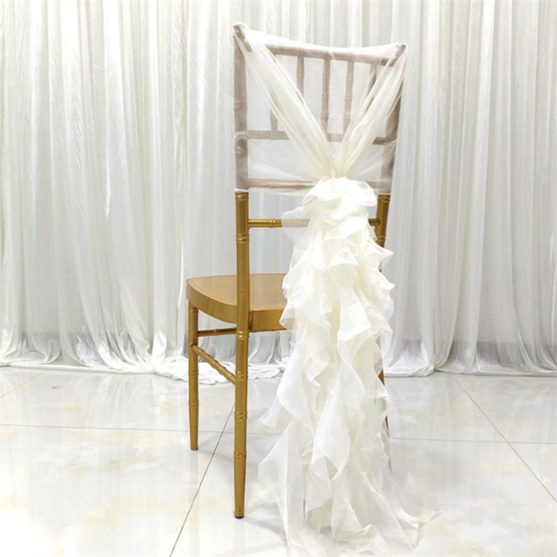Chair Sash Organza - زينة كراسي من الخيزران، غطاء كرسي