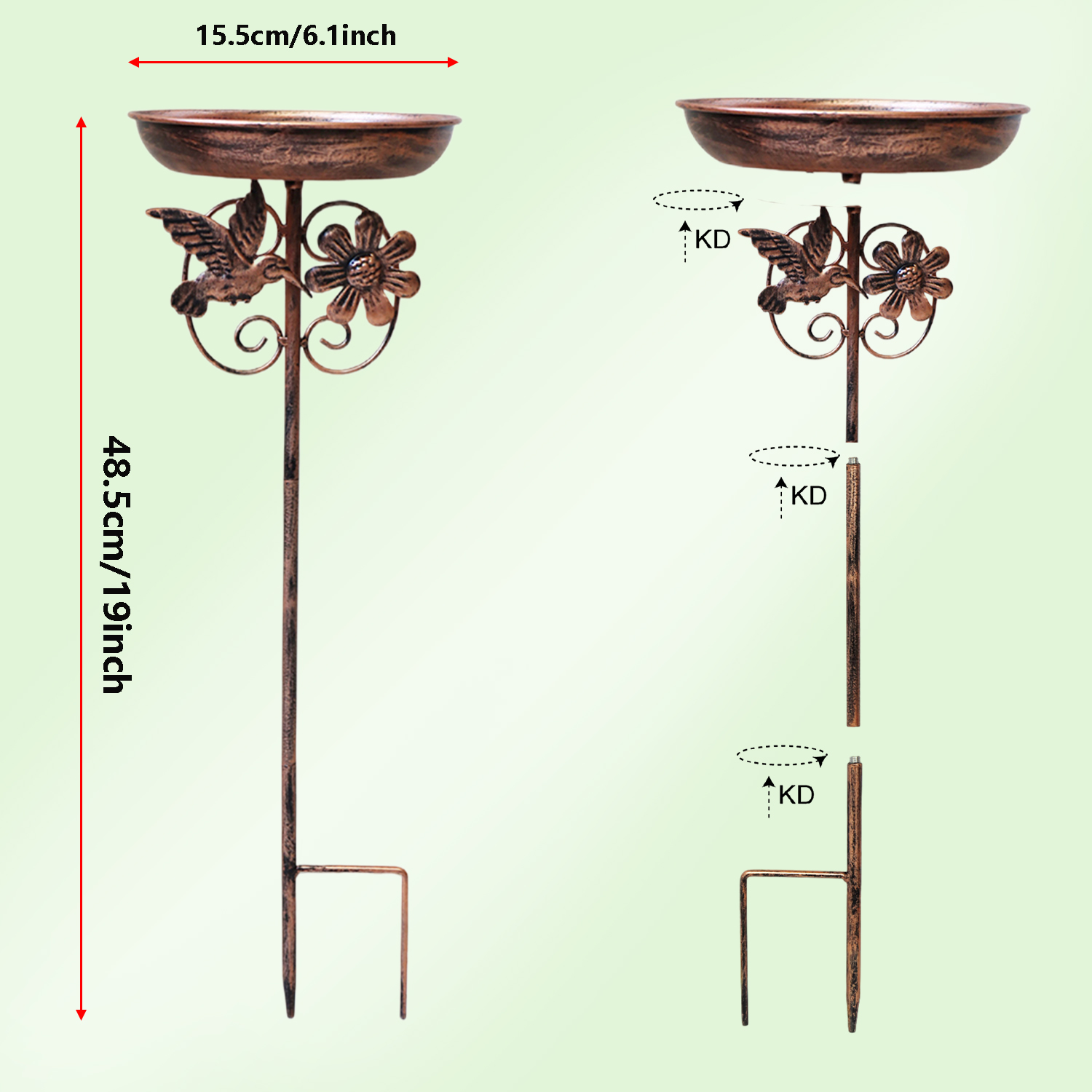وعاء ماء زخرفي نحاسي اللون بخم - مراجعة Wedding Fountain وسعره