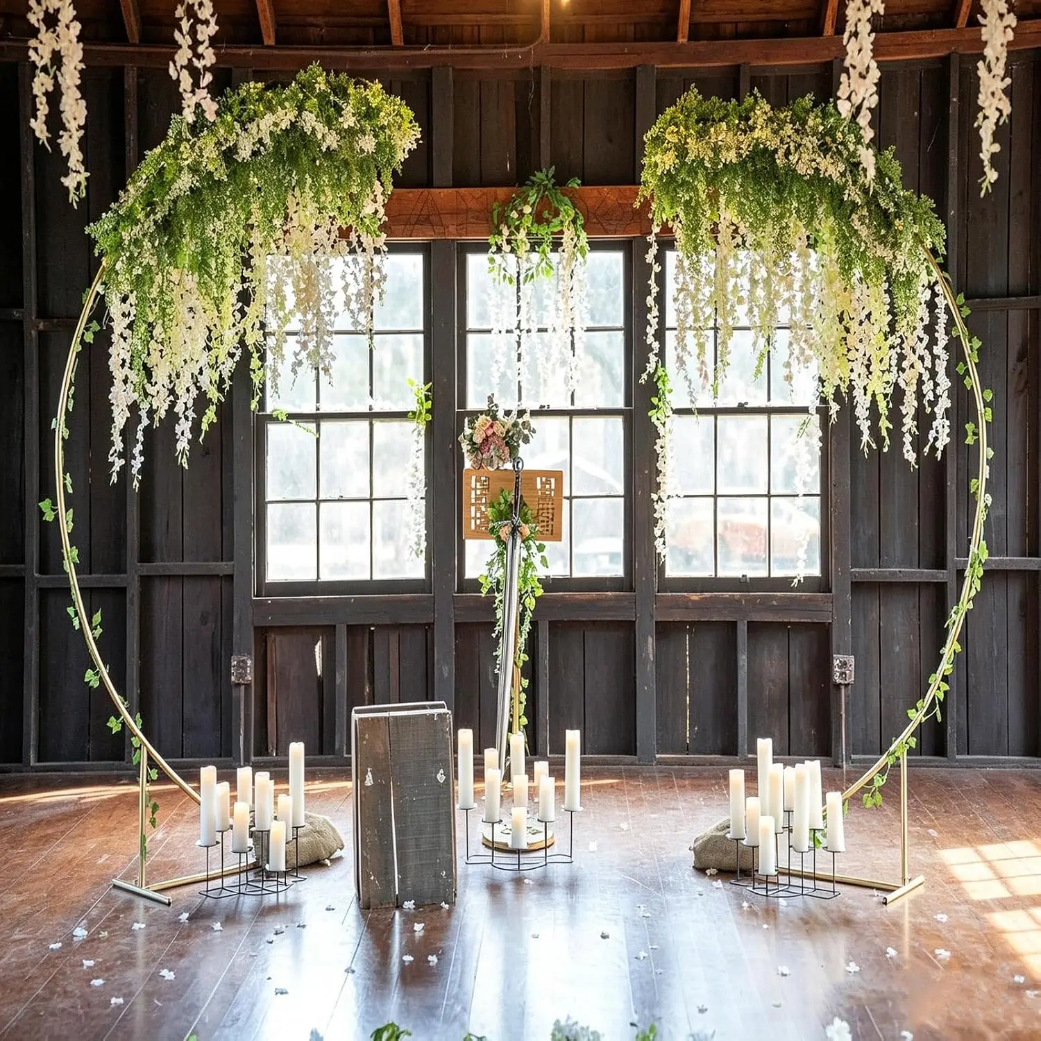 4 قطع من حوامل قوس الزفاف نصف  - مراجعة Wedding Balloon Arch وسعره