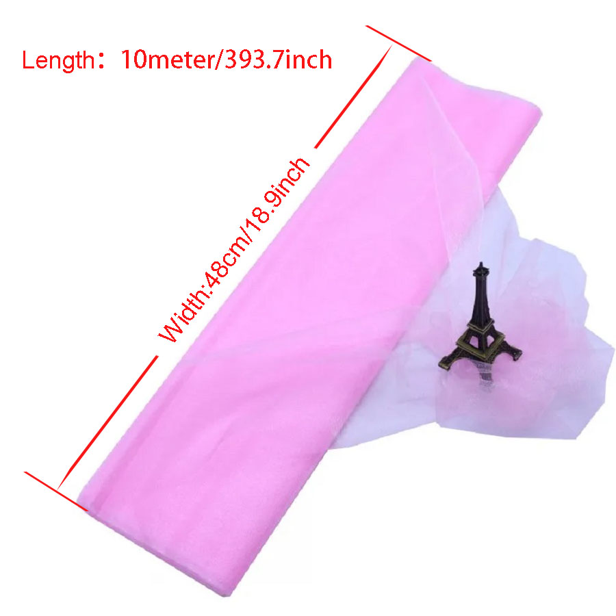 لفة قماش أورجانزا كريستال شفاف - مراجعة Chair Sash Organza وسعره