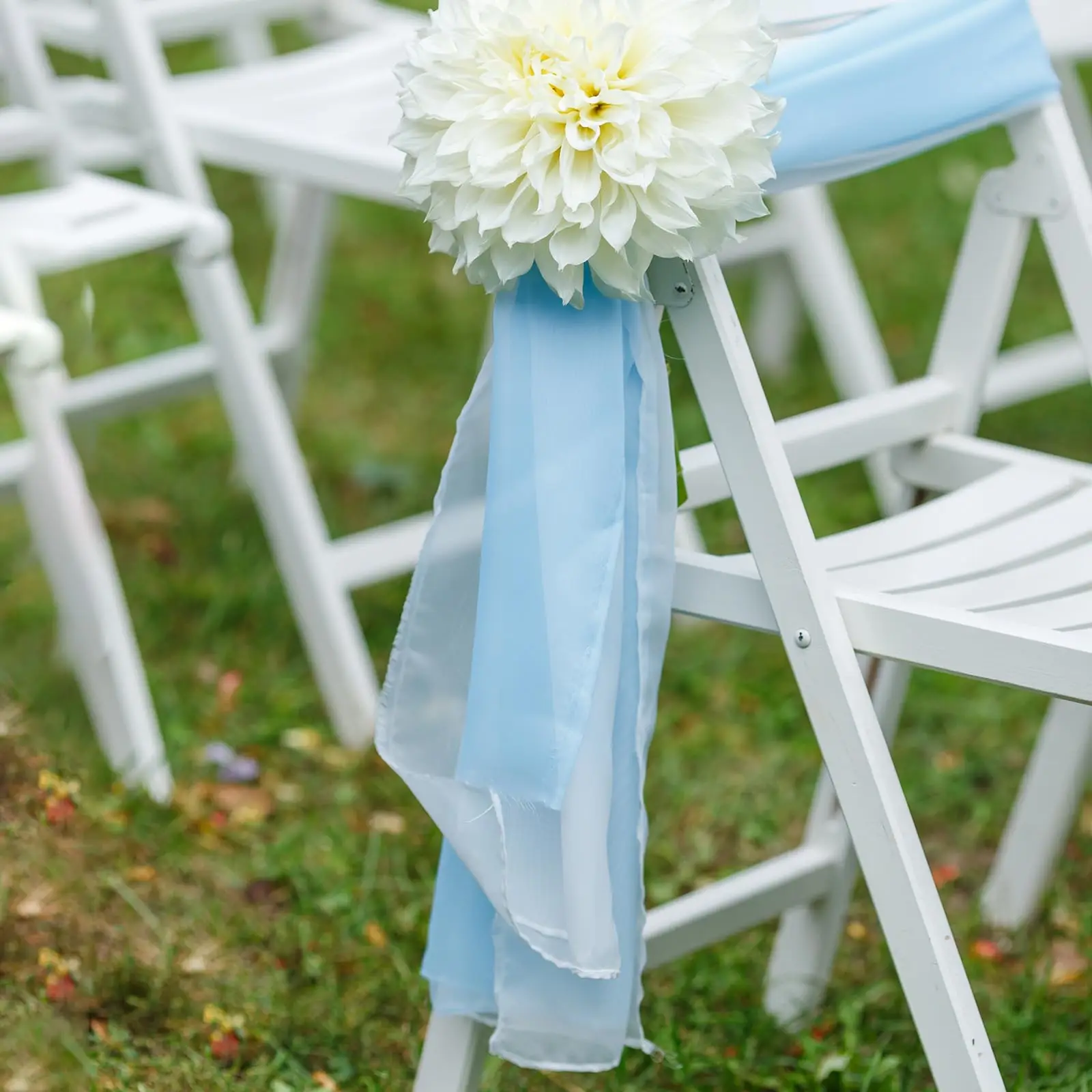 أربطة عقدة الأورجانزا للكرسي ، - مراجعة Chair Sash Organza وسعره