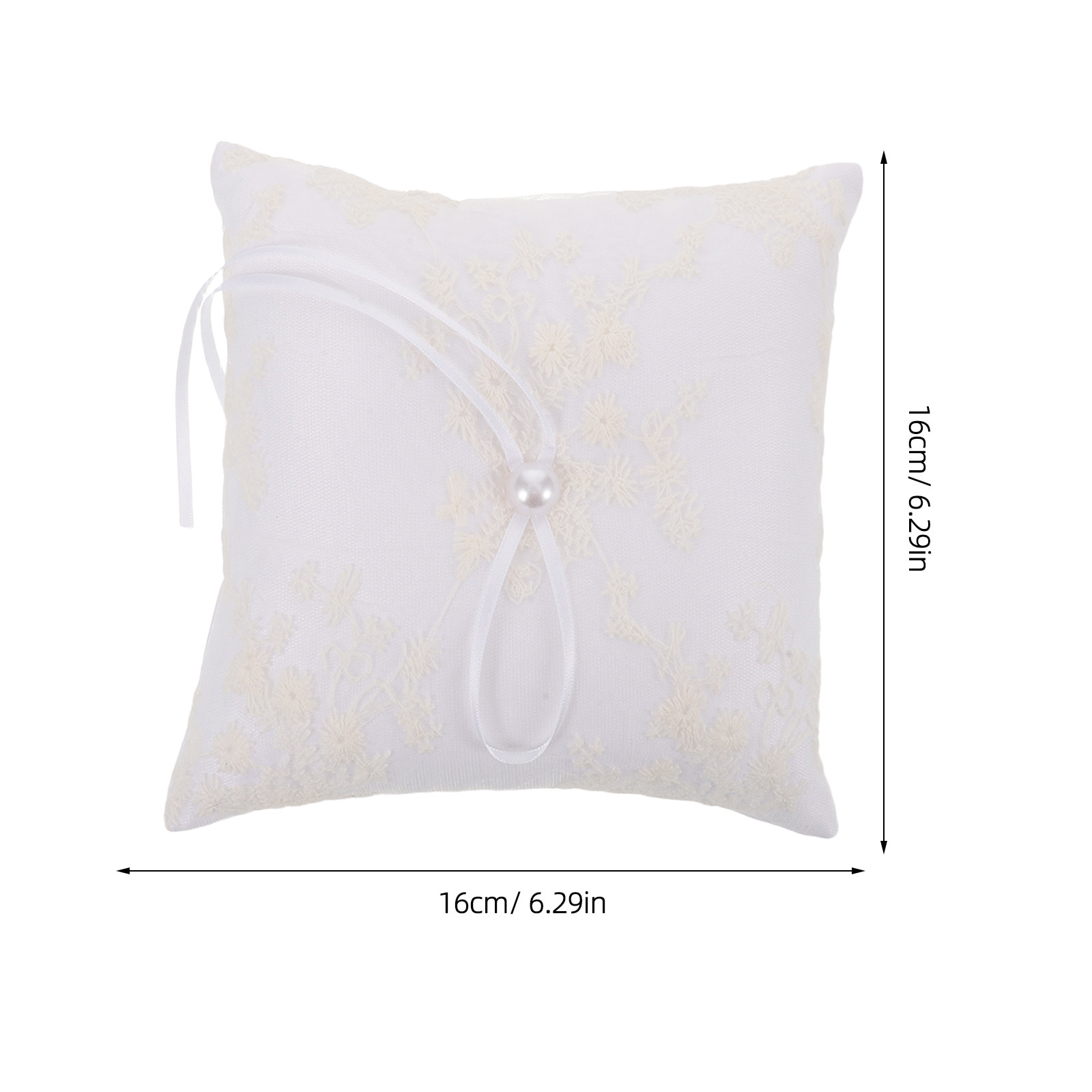 وسادة خاتم زفاف من الساتان بال - مراجعة Ring Bearer Pillow وسعره