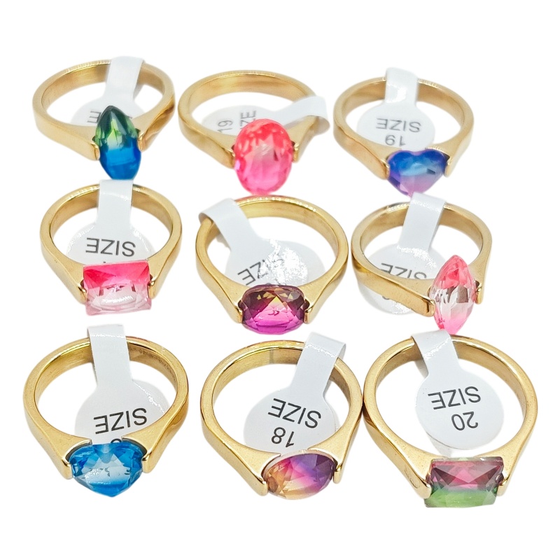 جملة 12 قطعة من خواتم الزركون  - مراجعة Wedding Supply In Bulk وسعره