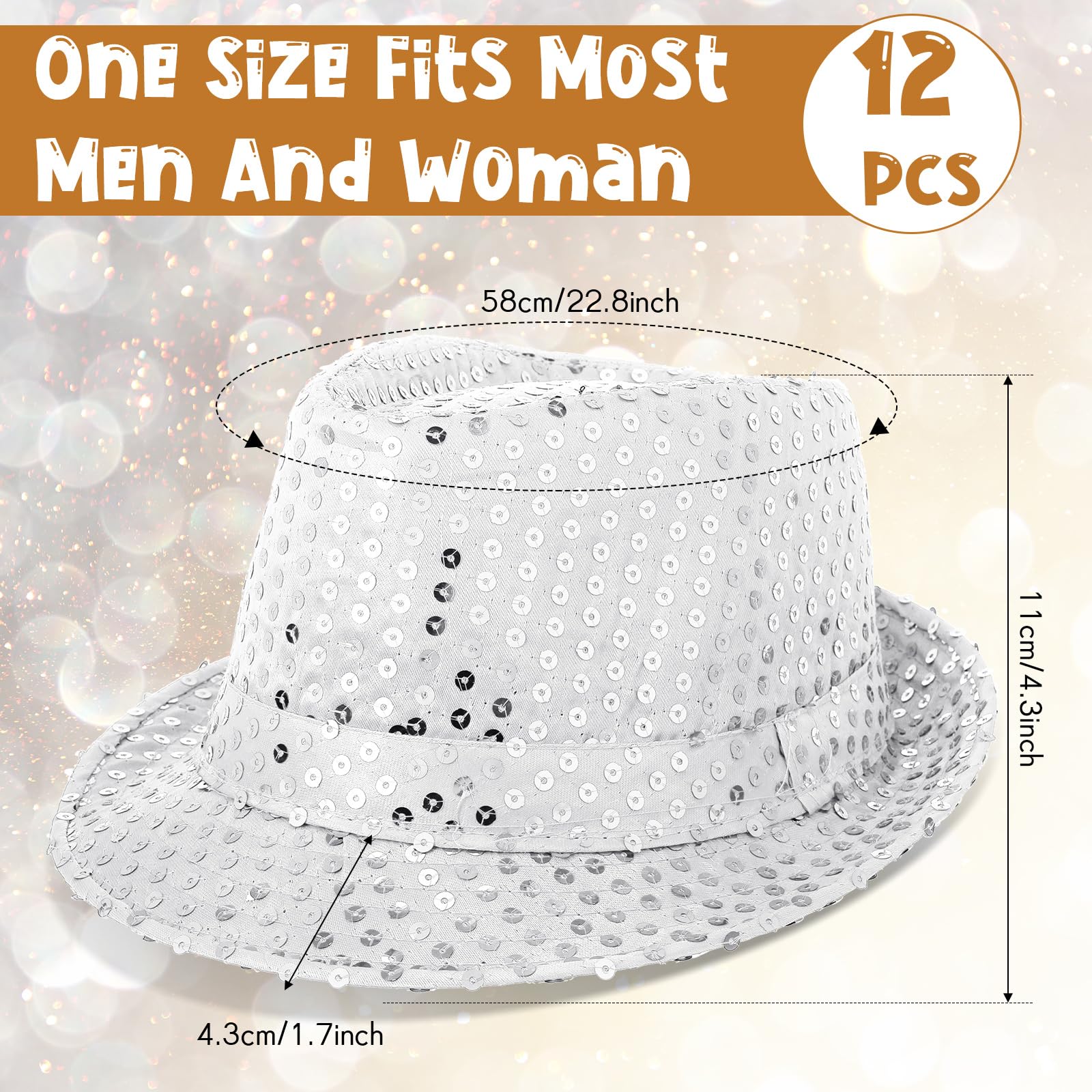 12-36 قطعة من قبعات الترتر الل - مراجعة Wedding Supply In Bulk وسعره