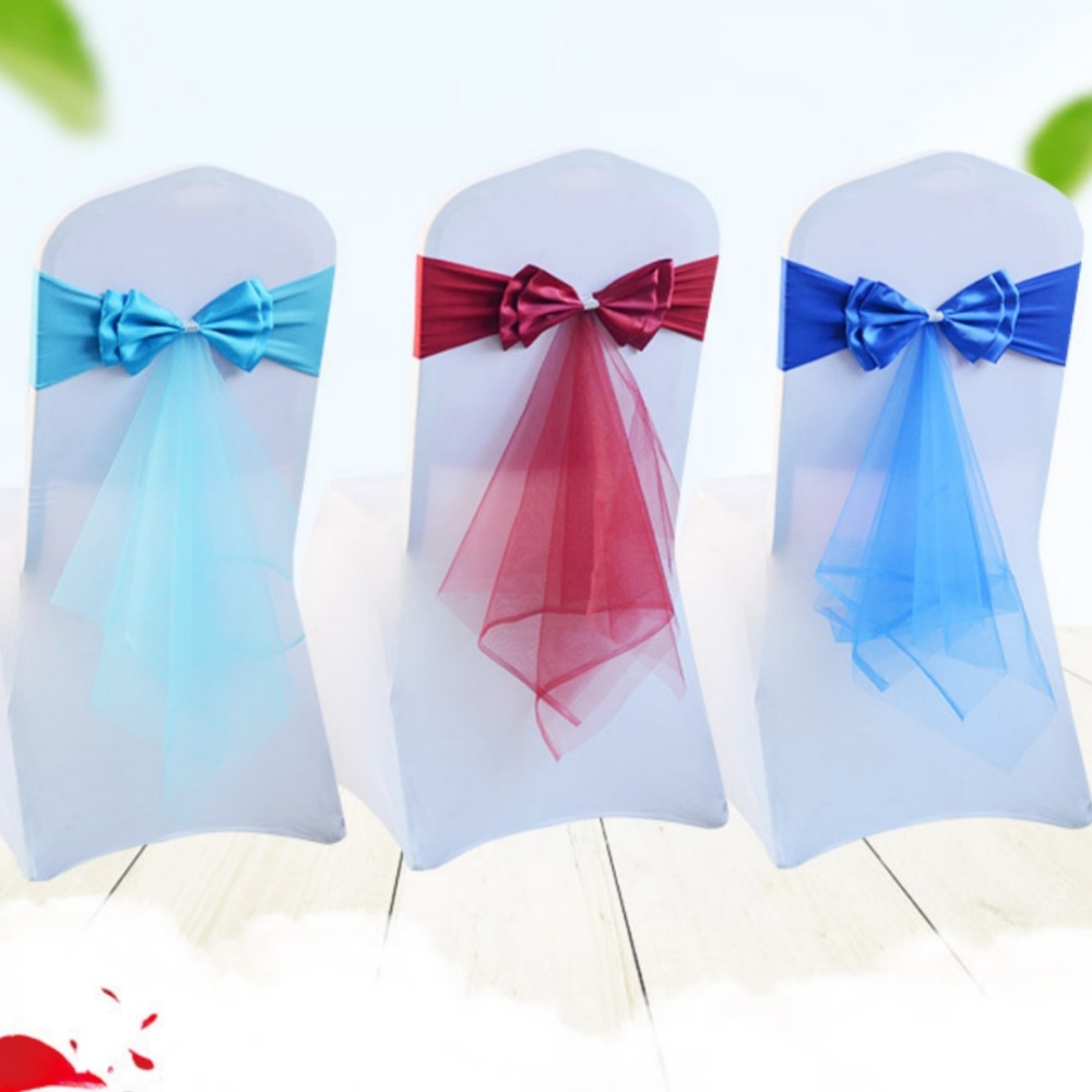 شريط أورجانزا قابل للتمدد مع ع - مراجعة Chair Sash Organza وسعره