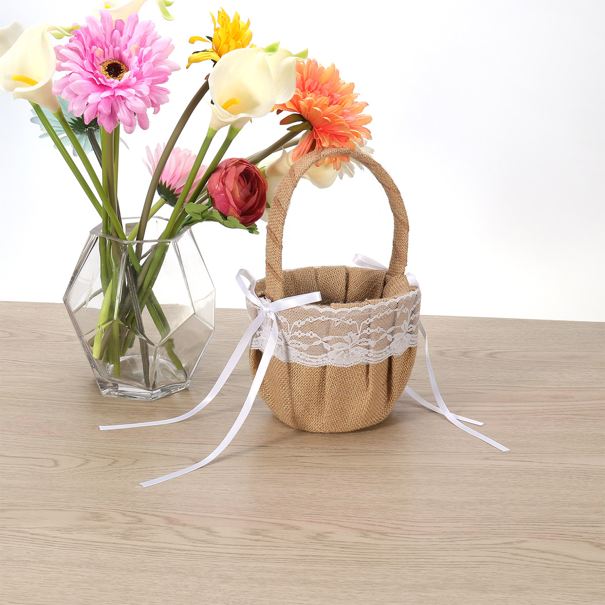 مجموعة من 6 قطع، سلة زهور من ا - مراجعة Ring Bearer Pillow وسعره