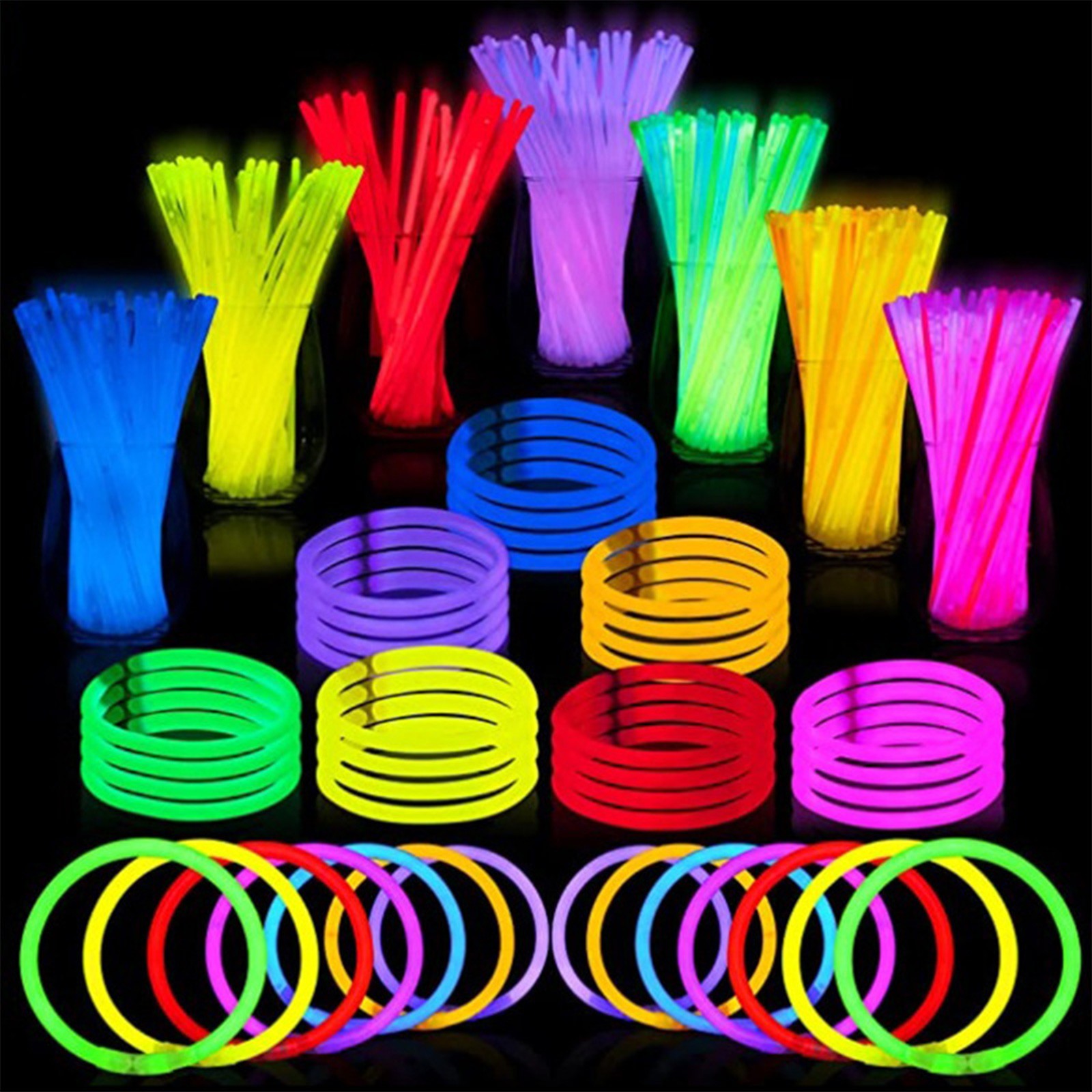 ‌ 100 حزمة 20 سنتيمتر الفلورسن - مراجعة Wedding Supply In Bulk وسعره