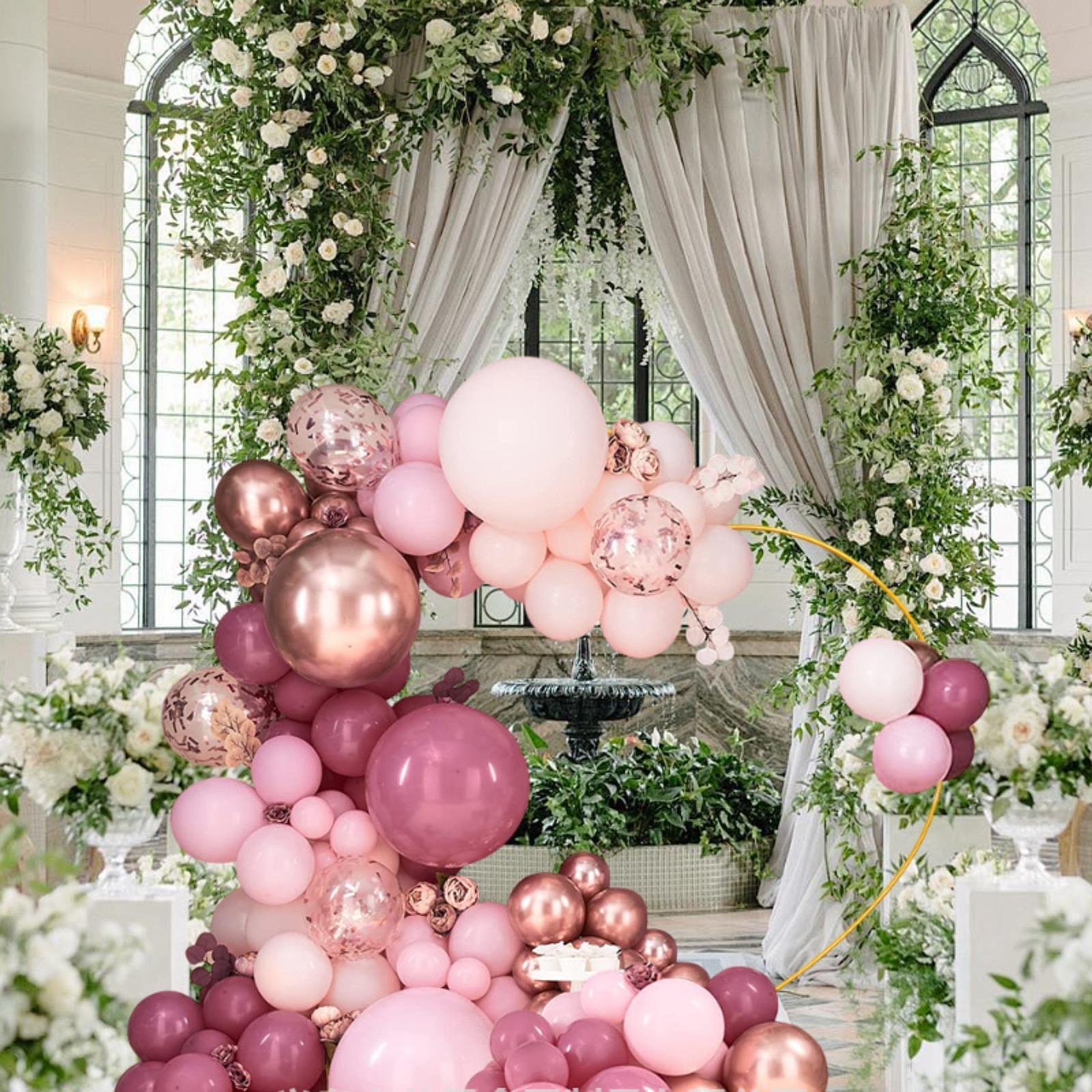 قوس زهور بالون على شكل قلب مصن - مراجعة Wedding Balloon Arch وسعره