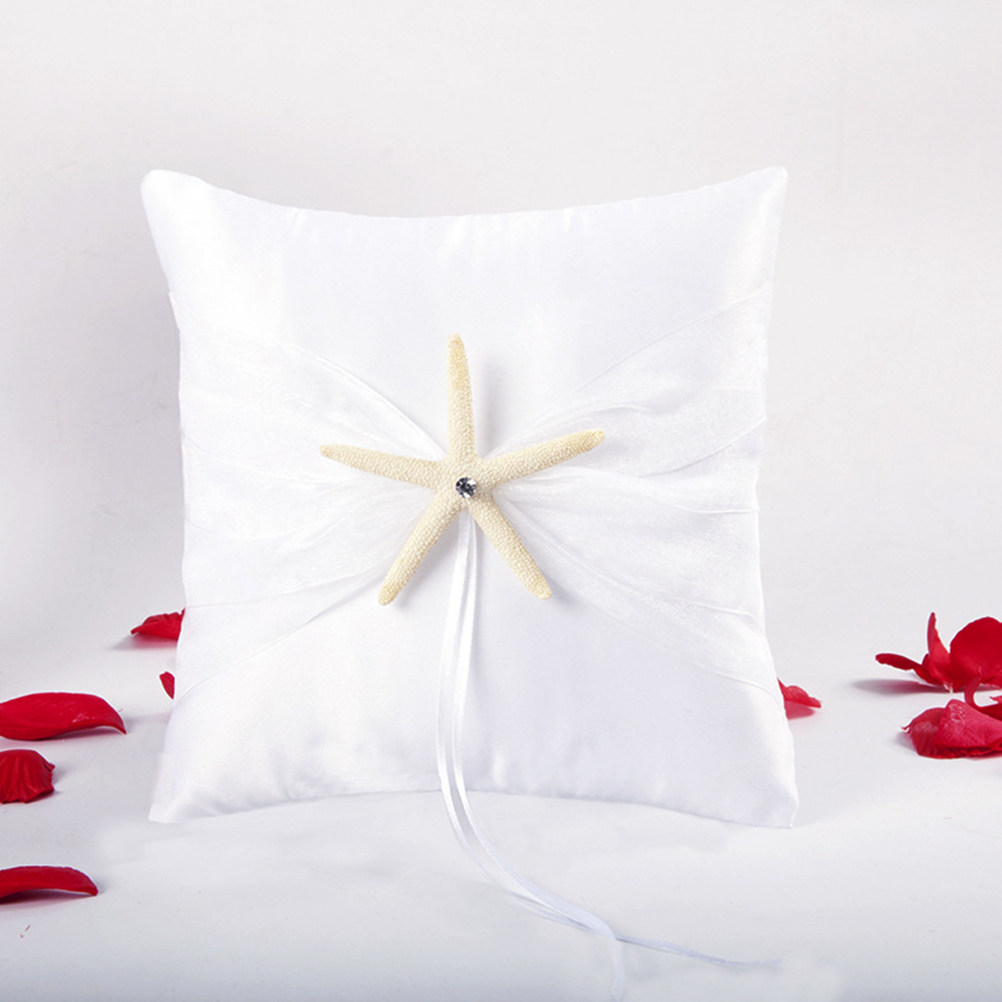 وسادة خاتم زفاف رومانسية بتصمي - مراجعة Ring Bearer Pillow وسعره