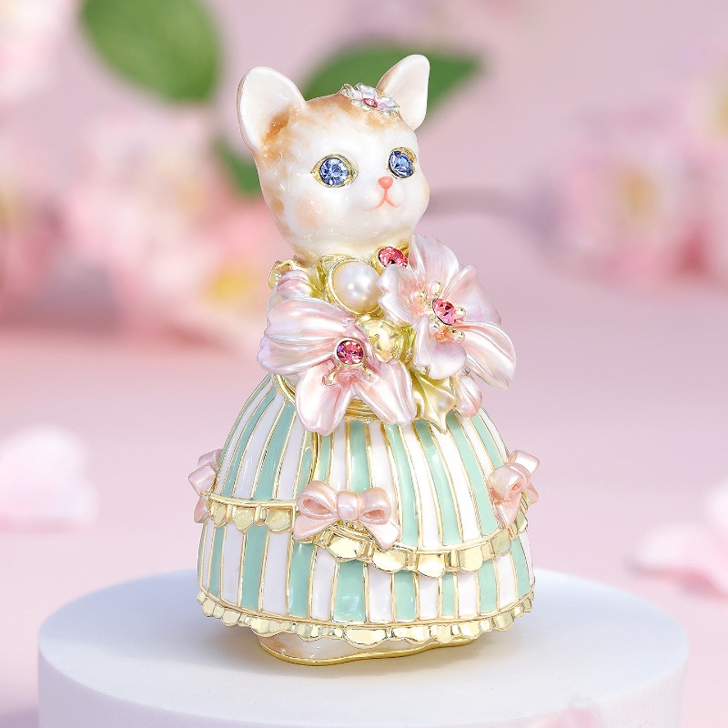 صندوق مجوهرات مطلي بالمينا بتص - مراجعة Wedding Lulu وسعره