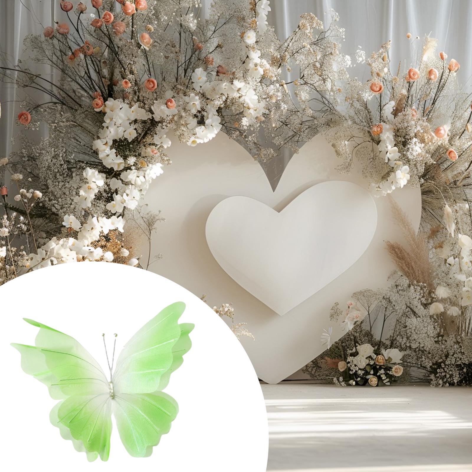 فراشات اصطناعية ضخمة من الشبك  - مراجعة Wedding Supply Shops وسعره